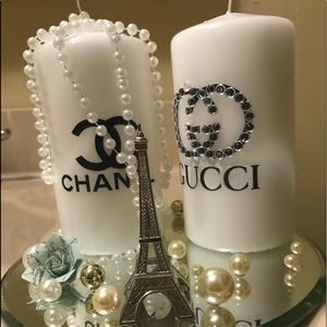 Decorative candle set